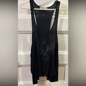 Project Social T Black flow-y Tank Top size medium